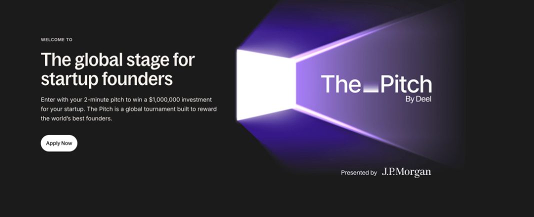 Apply to The Pitch by Deel: Win Up to $1M in Startup Investment